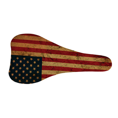 Vintage American Flag Print Bicycle Seat Cover