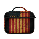 Vintage American Flag Print Briefcase Bible Bag