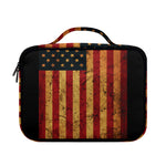 Vintage American Flag Print Briefcase Bible Bag