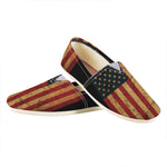 Vintage American Flag Print Casual Shoes
