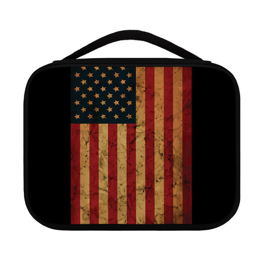 Vintage American Flag Print Classic Bible Case
