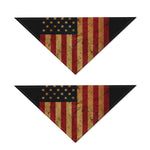 Vintage American Flag Print Dog Bandana