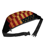 Vintage American Flag Print Fanny Pack