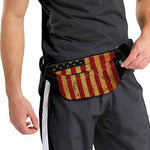 Vintage American Flag Print Fanny Pack