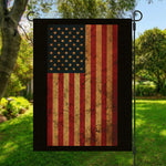 Vintage American Flag Print Garden Flag