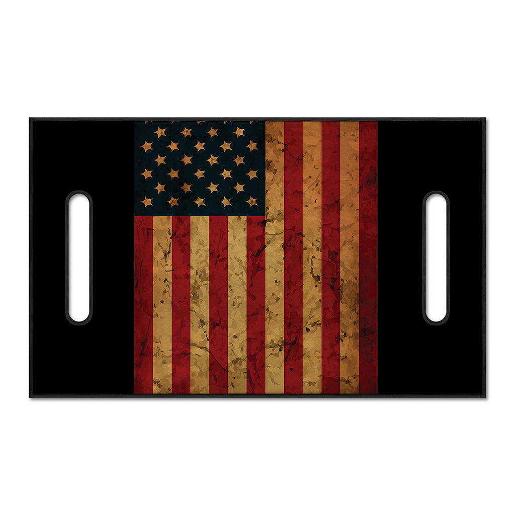 Vintage American Flag Print Golf Cart Seat Cover