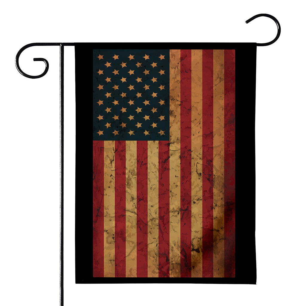 Vintage American Flag Print House Flag
