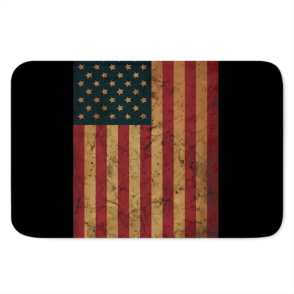 Vintage American Flag Print Indoor Door Mat