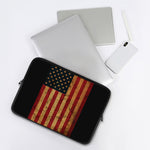 Vintage American Flag Print Laptop Sleeve