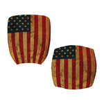 Vintage American Flag Print Office Chair Cover