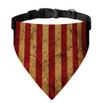 Vintage American Flag Print Over The Collar Dog Bandana