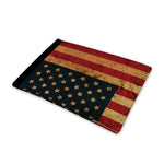 Vintage American Flag Print Pet Cooling Mat Cover