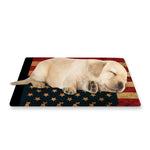 Vintage American Flag Print Pet Cooling Mat Cover
