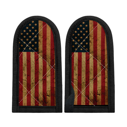 Vintage American Flag Print Skillet Handle Cover