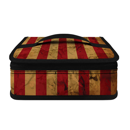 Vintage American Flag Print Small Lunch Bag