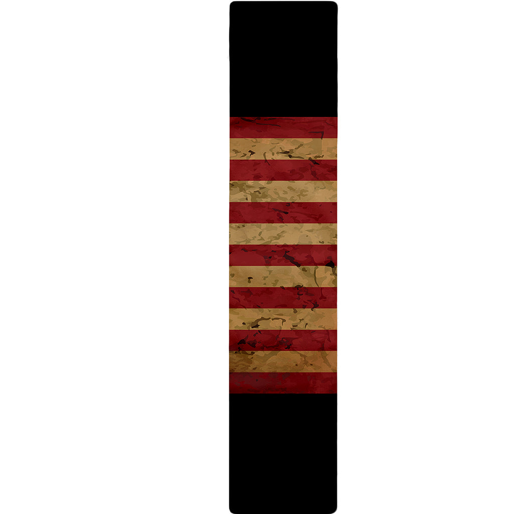 Vintage American Flag Print Table Runner