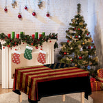 Vintage American Flag Print Tablecloth