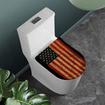 Vintage American Flag Print Toilet Lid Cover