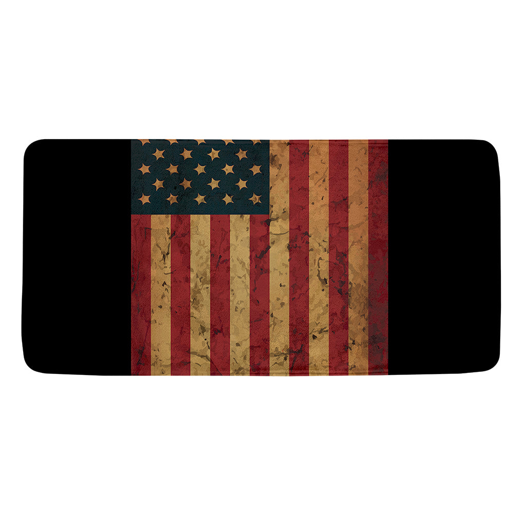 Vintage American Flag Print Towel