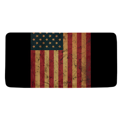 Vintage American Flag Print Towel