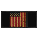 Vintage American Flag Print Trifold Wallet
