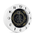Vintage Aquarius Zodiac Sign Print Alarm Clock