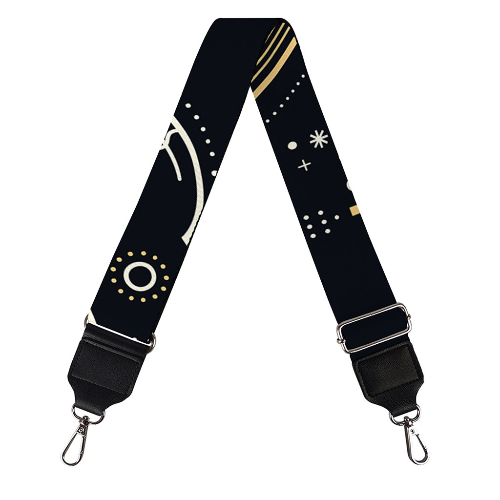 Vintage Aquarius Zodiac Sign Print Bag Strap