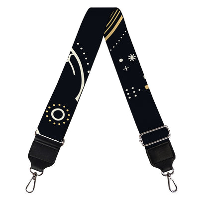 Vintage Aquarius Zodiac Sign Print Bag Strap