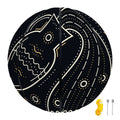 Vintage Aquarius Zodiac Sign Print Basketball