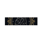 Vintage Aquarius Zodiac Sign Print Bed Runner