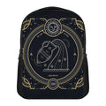Vintage Aquarius Zodiac Sign Print Casual Backpack