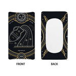 Vintage Aquarius Zodiac Sign Print Changing Pad Cover