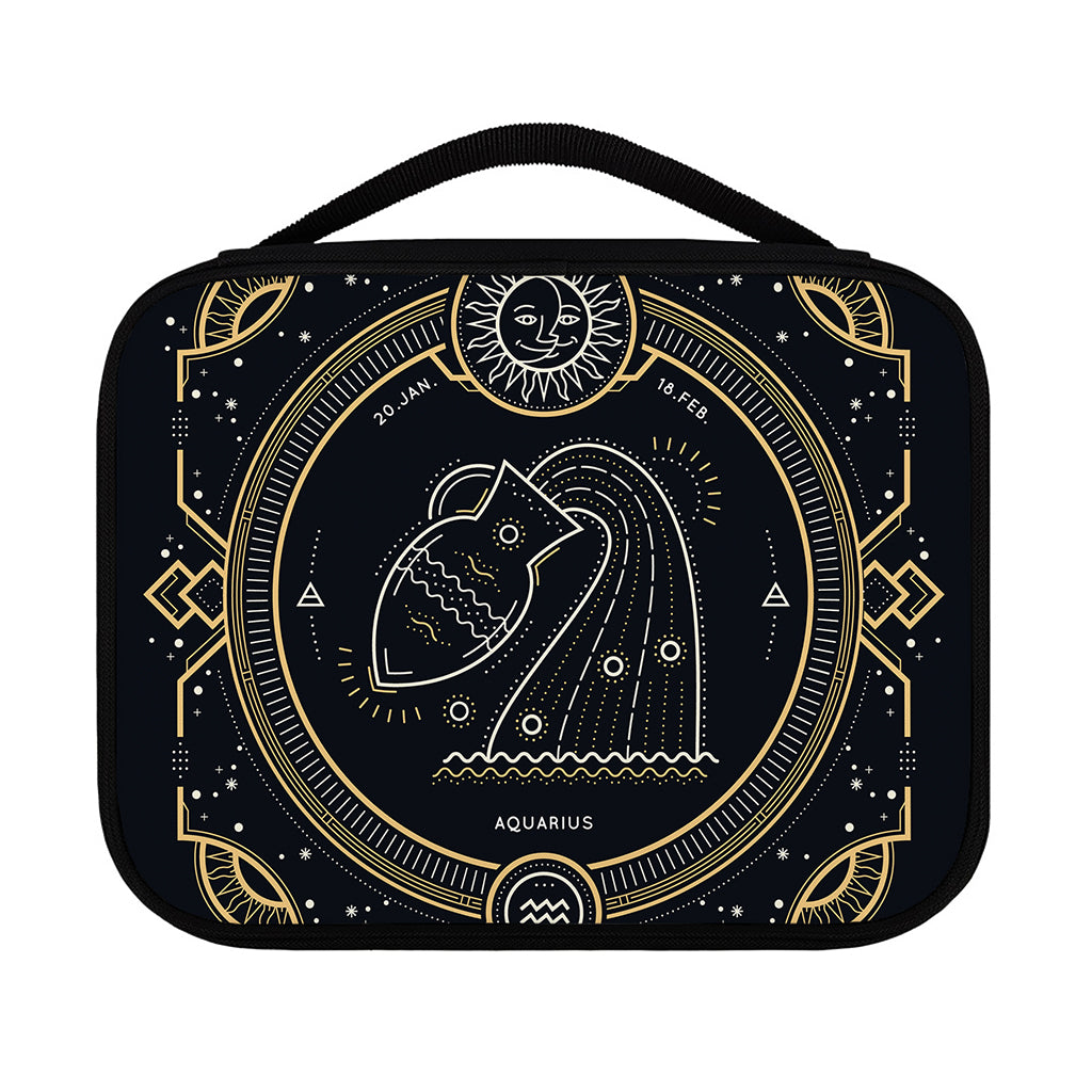 Vintage Aquarius Zodiac Sign Print Classic Bible Case