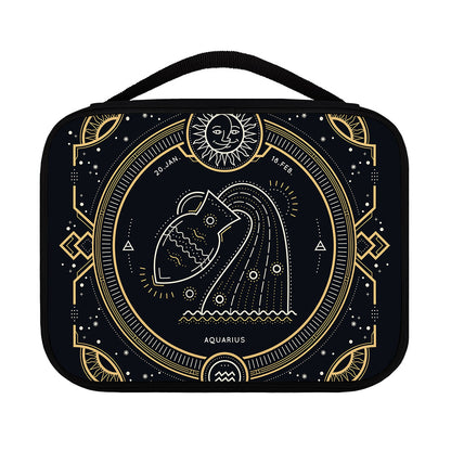 Vintage Aquarius Zodiac Sign Print Classic Bible Case