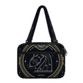 Vintage Aquarius Zodiac Sign Print Double Strap Bible Bag