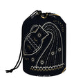 Vintage Aquarius Zodiac Sign Print Drawstring Makeup Bag