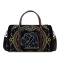 Vintage Aquarius Zodiac Sign Print Duffel Bag