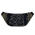 Vintage Aquarius Zodiac Sign Print Fanny Pack