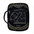 Vintage Aquarius Zodiac Sign Print Front Pocket Bible Bag