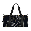 Vintage Aquarius Zodiac Sign Print Gym Bag