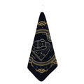 Vintage Aquarius Zodiac Sign Print Hand Towel