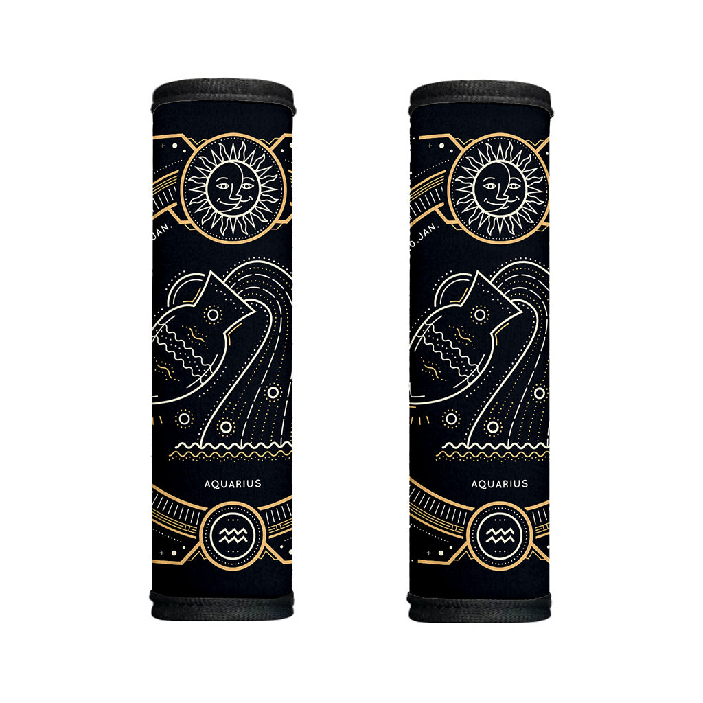 Vintage Aquarius Zodiac Sign Print Handle Covers