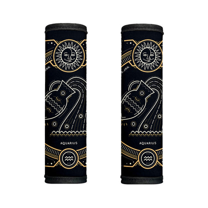 Vintage Aquarius Zodiac Sign Print Handle Covers