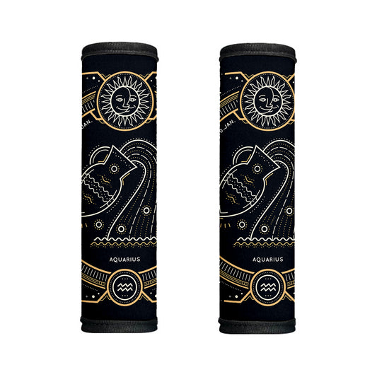 Vintage Aquarius Zodiac Sign Print Handle Covers