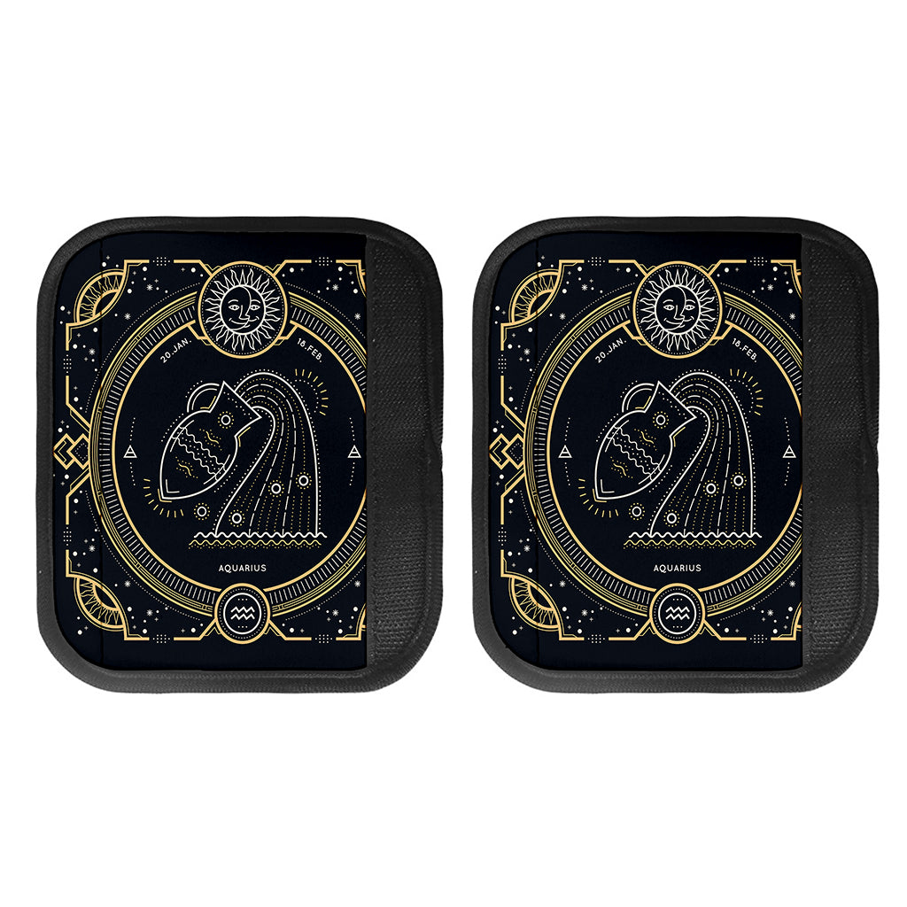 Vintage Aquarius Zodiac Sign Print Handle Covers