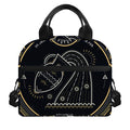 Vintage Aquarius Zodiac Sign Print Insulated Lunch Bag