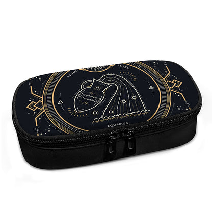 Vintage Aquarius Zodiac Sign Print Insulin Cooler Travel Case