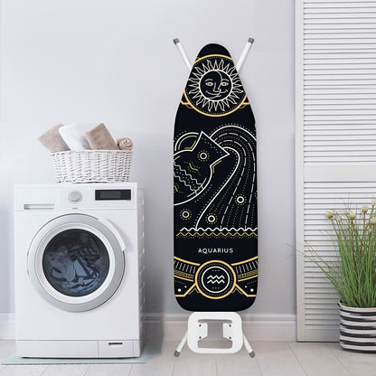 Vintage Aquarius Zodiac Sign Print Ironing Board Cover