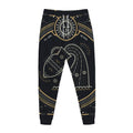 Vintage Aquarius Zodiac Sign Print Jogger Pants