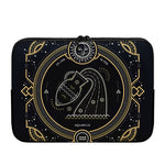 Vintage Aquarius Zodiac Sign Print Laptop Sleeve
